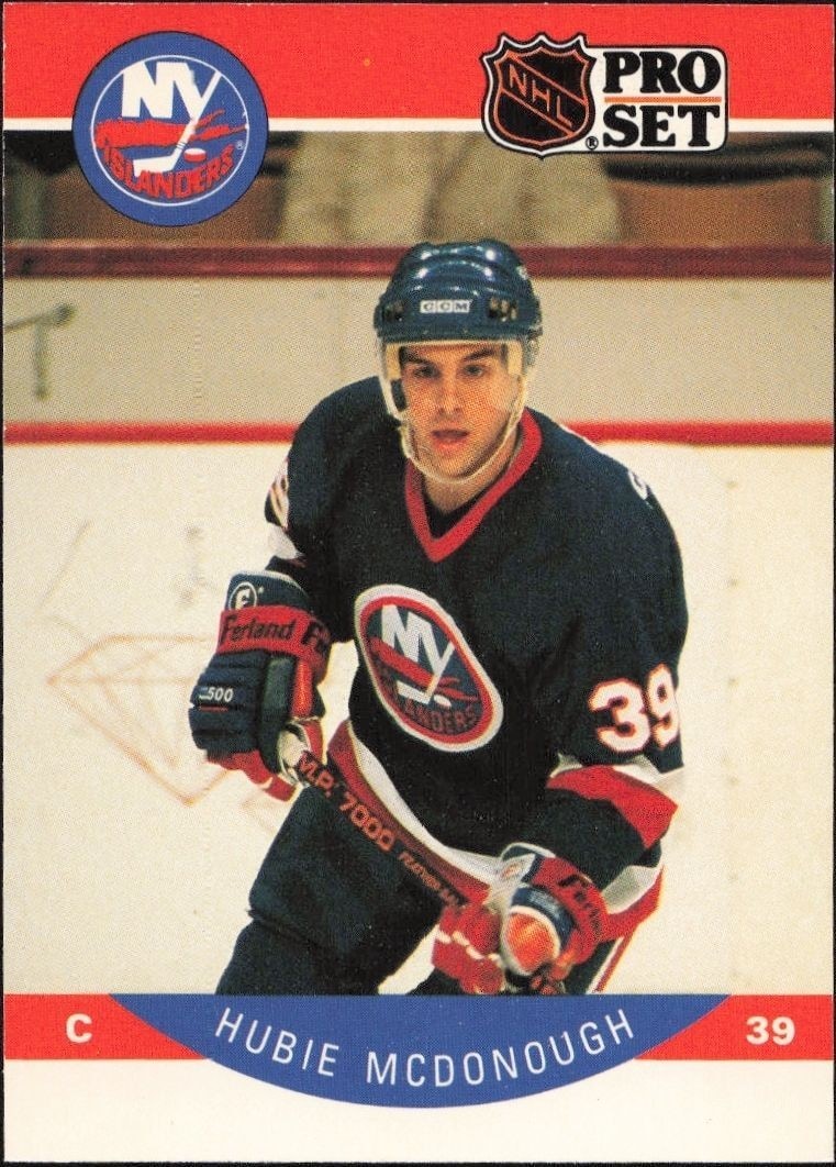 1990-91 Pro-Set NHL Series 1 Hubie McDonough #188 trading card