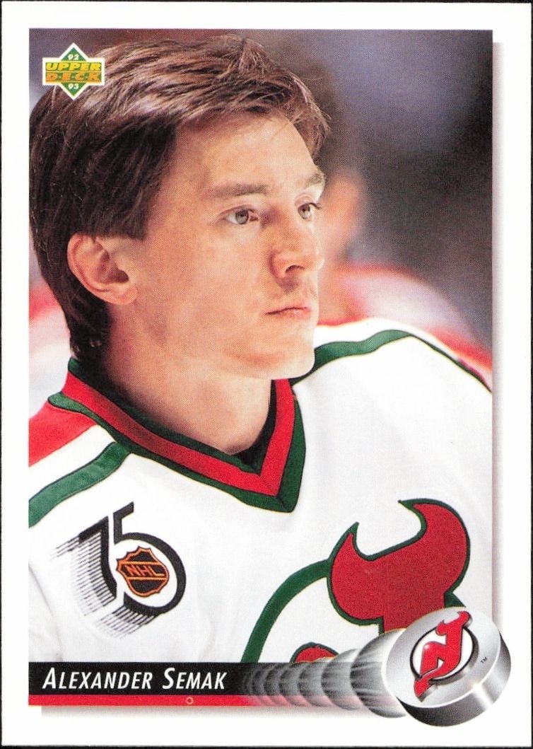 1992-93 Upper-Deck Alexander Semak #45 trading card