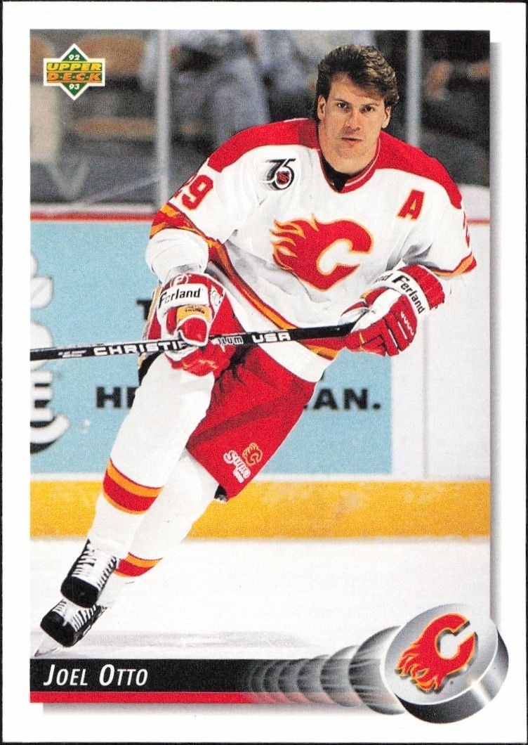 1992-93 Upper-Deck Joel Otto #220 trading card