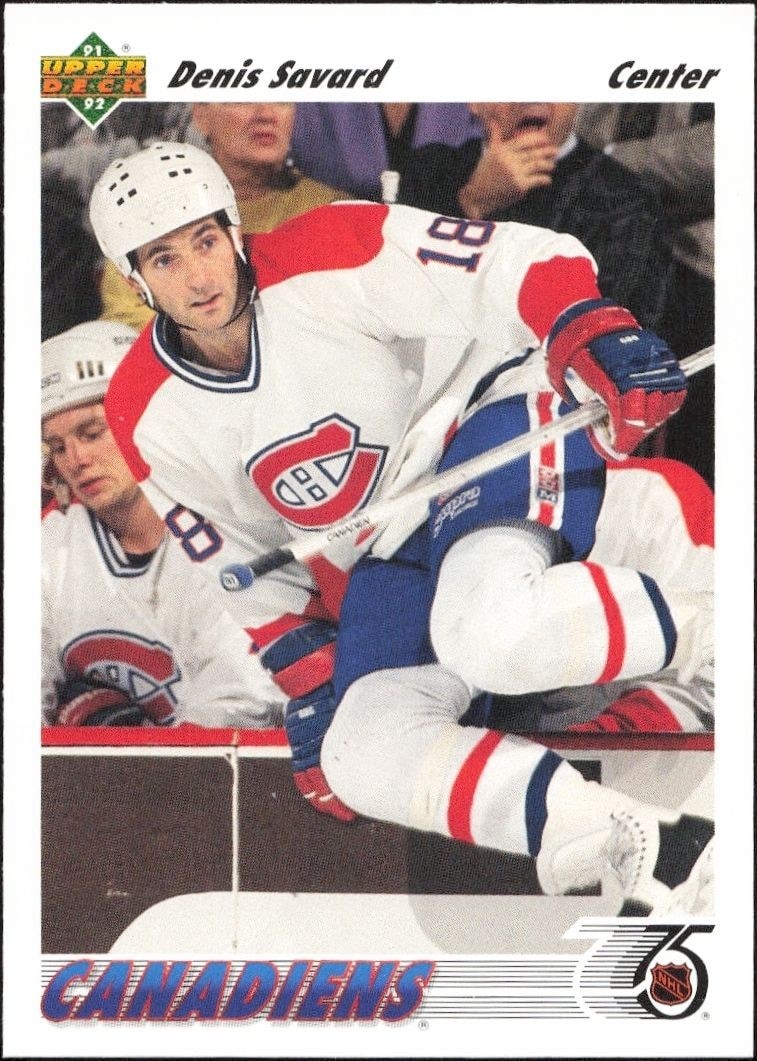 1991-92 Upper-Deck Denis Savard #242 trading card