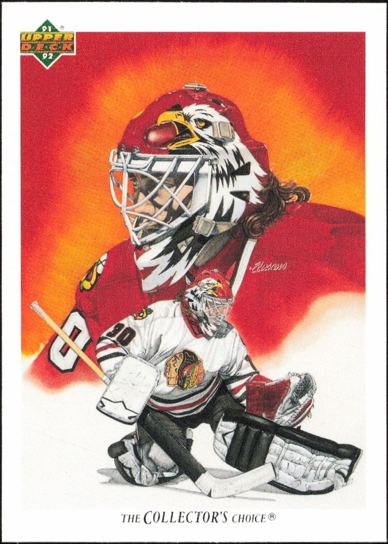 1991-92 Upper-Deck Ed Belfour #81 trading card