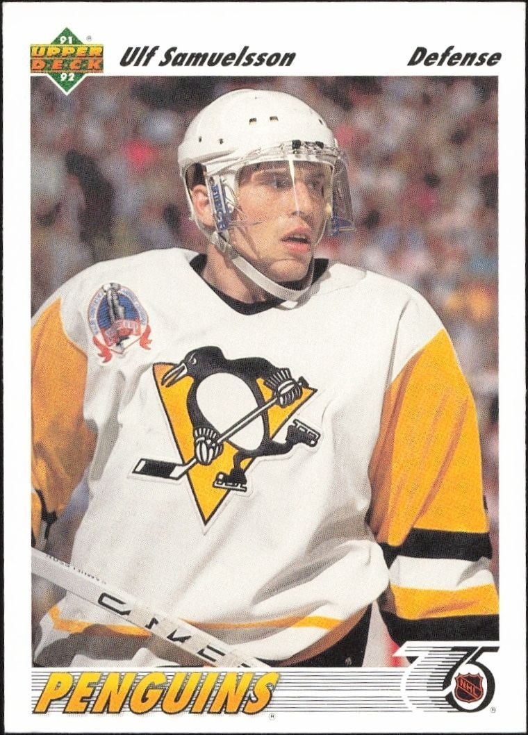 1991-92 Upper-Deck Ulf Samuelsson #230 trading card