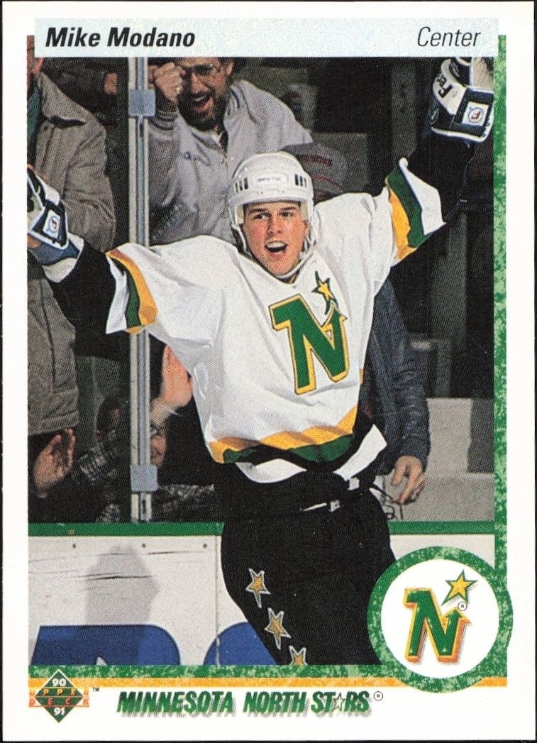 1990-91 Upper-Deck Mike Modano #46 trading card