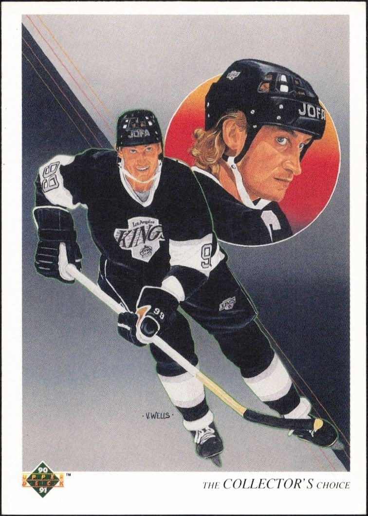 1990-91 Upper-Deck Wayne Gretzky #307 trading card