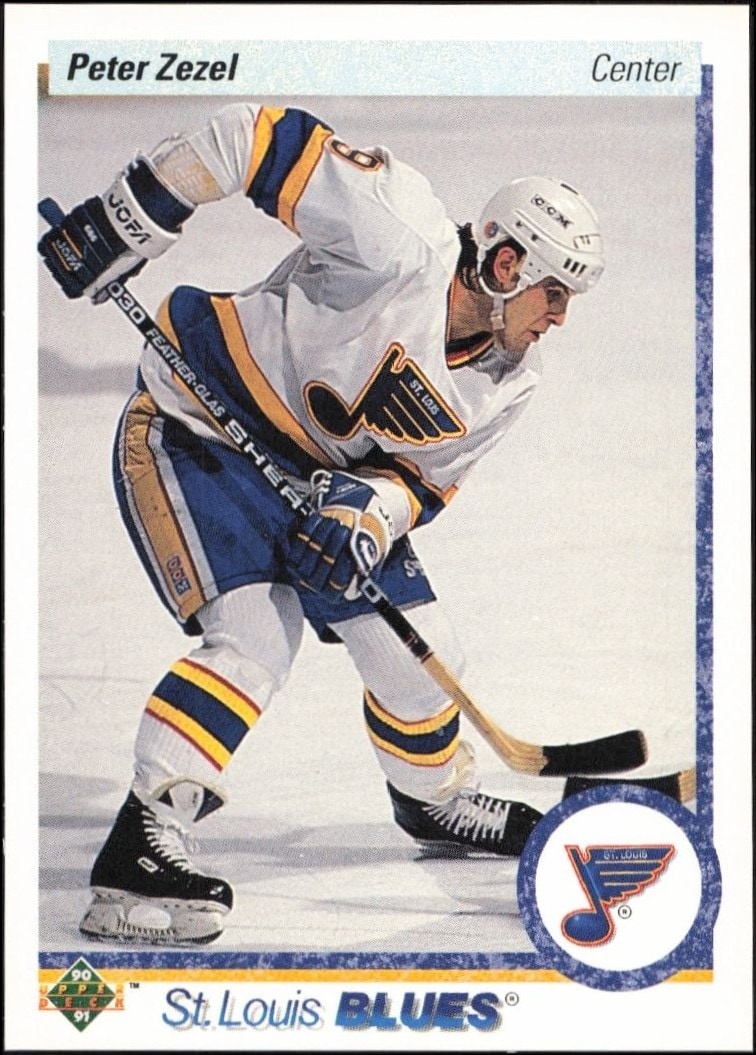 1990-91 Upper-Deck Peter Zezel #17 trading card