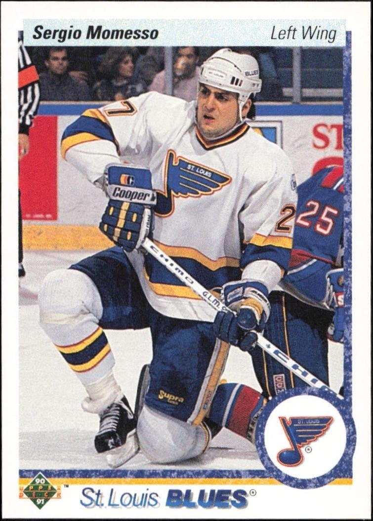 1990-91 Upper-Deck Sergio Momesso #19 trading card