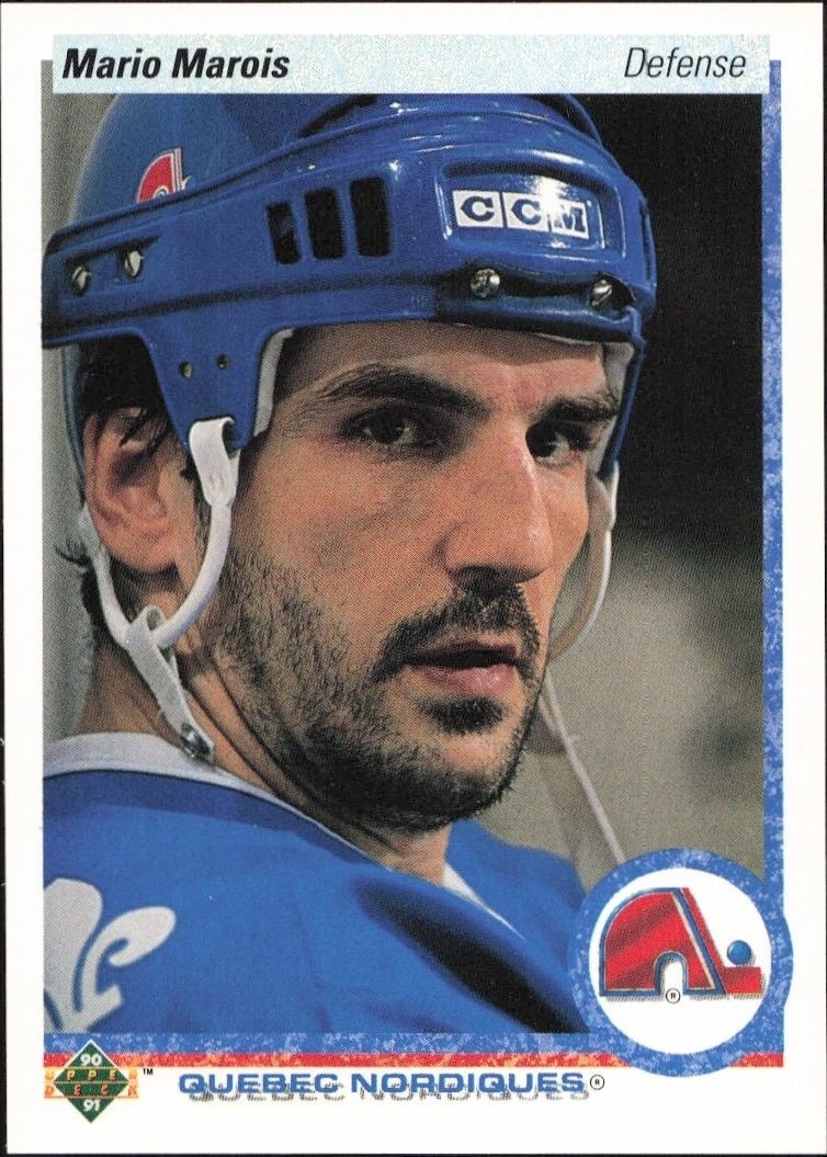 1990-91 Upper-Deck Mario Marois #8 trading card