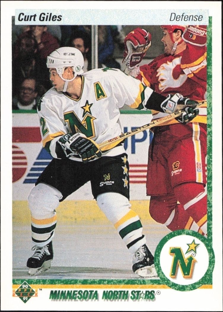 1990-91 Upper-Deck Curt Giles #9 trading card