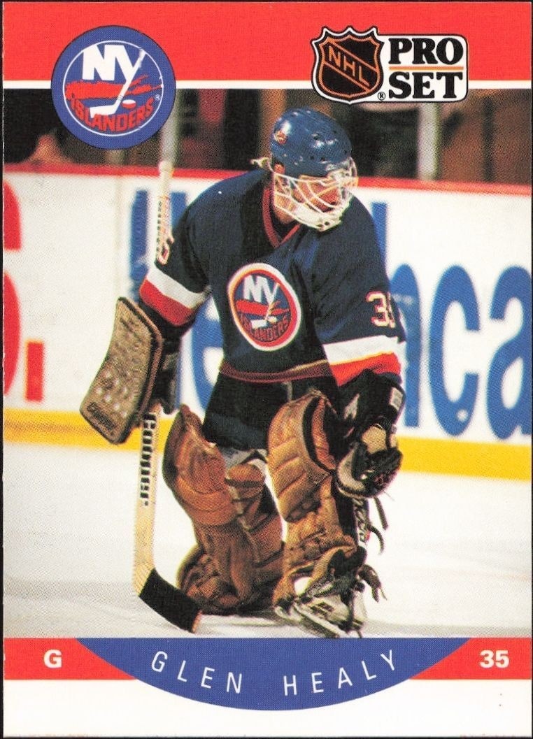 1990-91 Pro-Set NHL Series 1 Glenn Healy #183 trading card