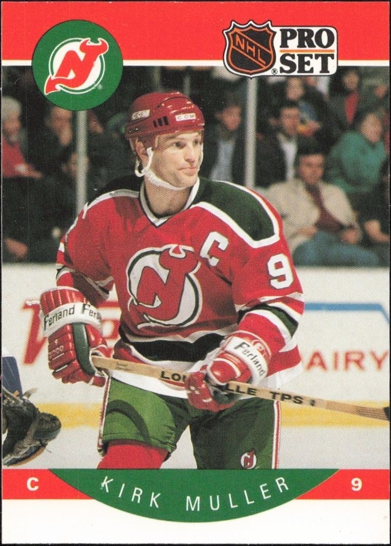 1990-91 Pro-Set NHL Series 1 Kirk Muller #172 trading card