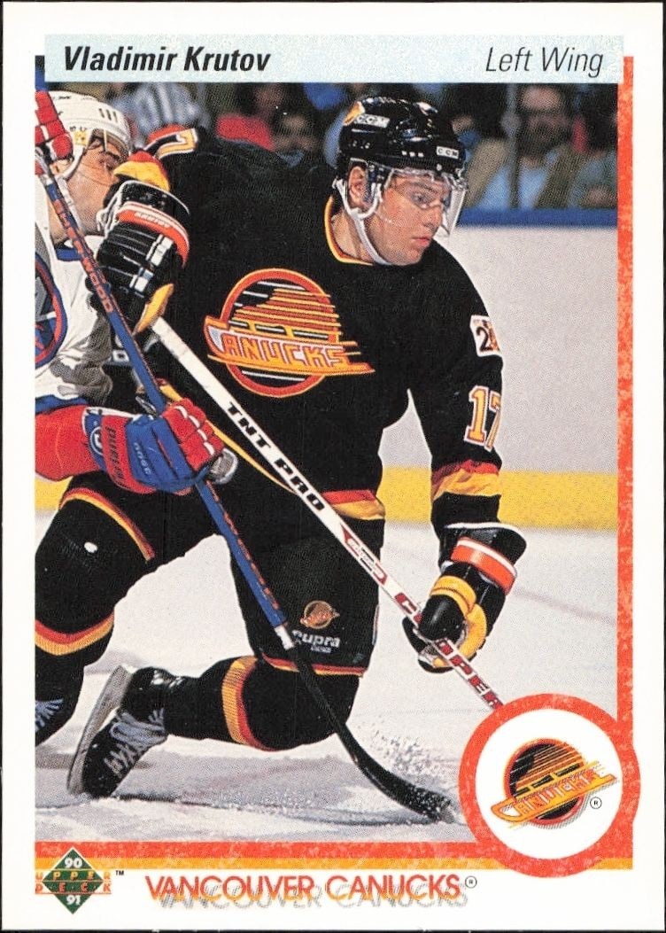 1990-91 Upper-Deck Vladimir Krutov #77 trading card