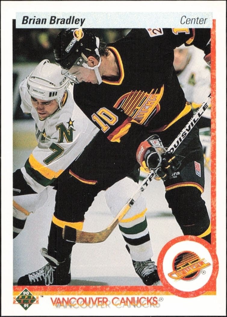1990-91 Upper-Deck Brian Bradley #79 trading card