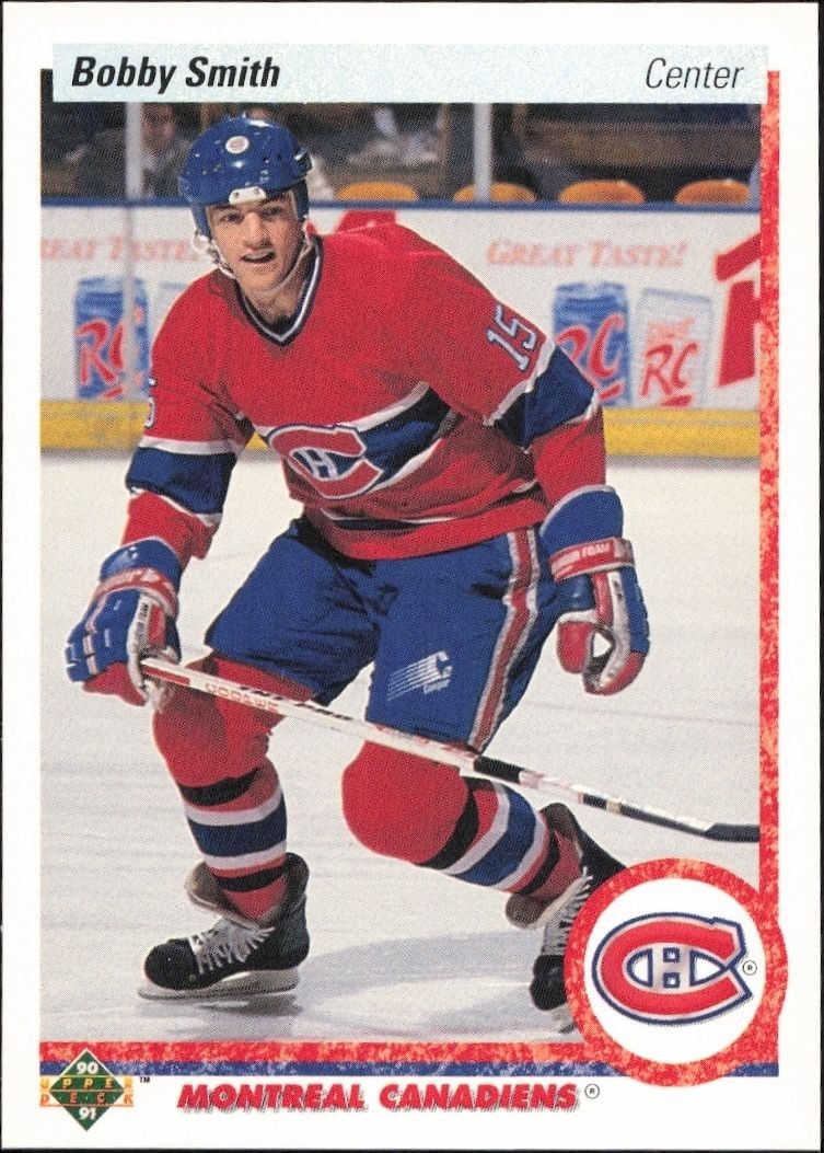 1990-91 Upper-Deck Bobby Smith #72 trading card