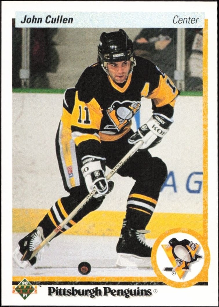 1990-91 Upper-Deck John Cullen #12 trading card