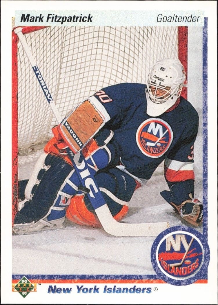 1990-91 Upper-Deck Mark Fitzpatrick #37 trading card