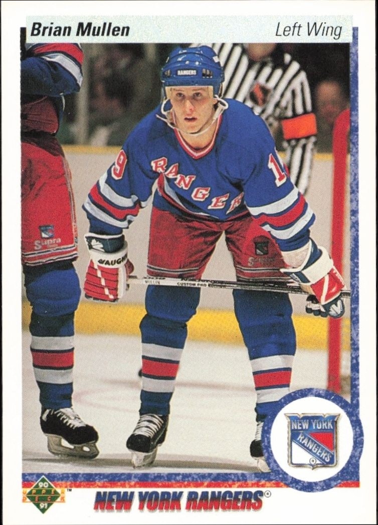1990-91 Upper-Deck Brian Mullen #182 trading card