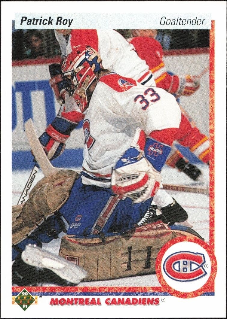 1990-91 Upper-Deck Patrick Roy #153 trading card