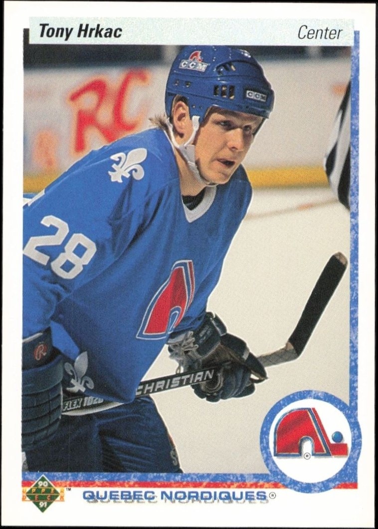 1990-91 Upper-Deck Tony Hrkac #184 trading card