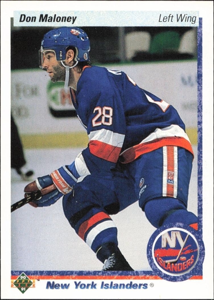 1990-91 Upper-Deck Don Maloney #20 trading card