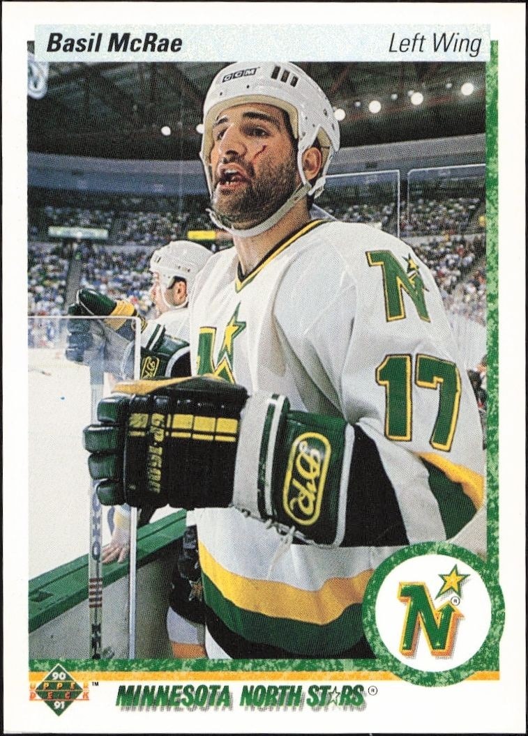 1990-91 Upper-Deck Basil McRae #30 trading card