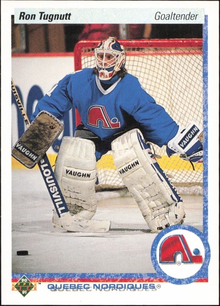 1990-91 Upper-Deck Ron Tugnutt #27 trading card
