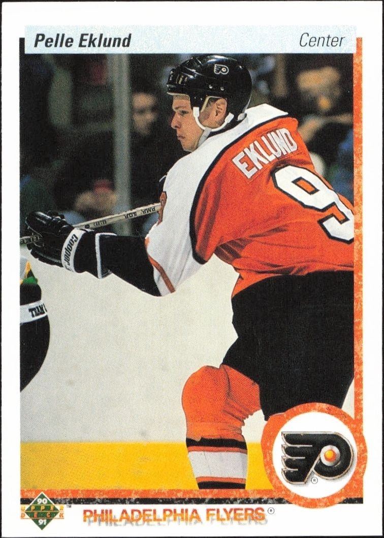 1990-91 Upper-Deck Pelle Eklund #138 trading card