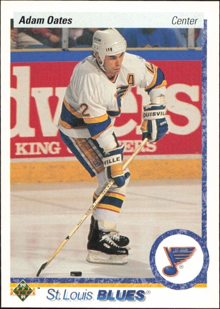1990-91 Upper-Deck Adam Oates #173 trading card