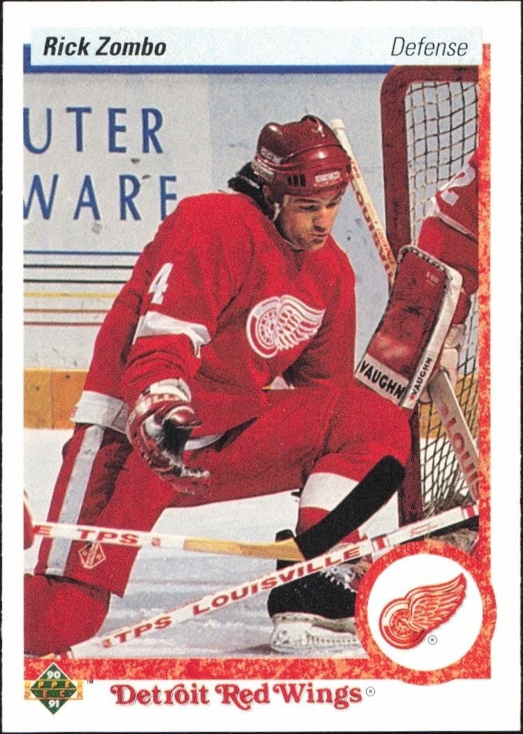 1990-91 Upper-Deck Rick Zombo #115 trading card