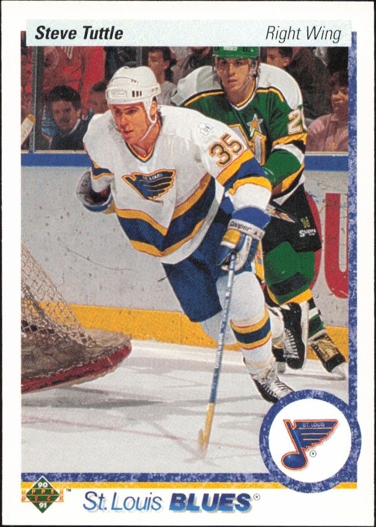 1990-91 Upper-Deck Steve Tuttle #195 trading card