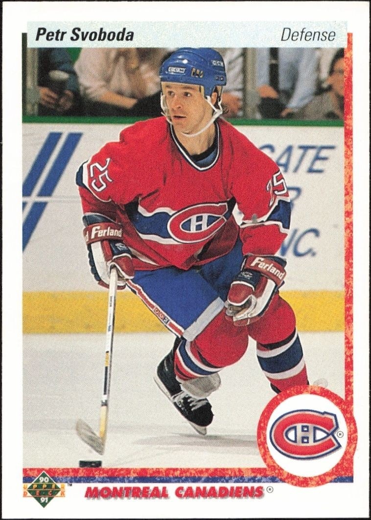 1990-91 Upper-Deck Petr Svoboda #193 trading card