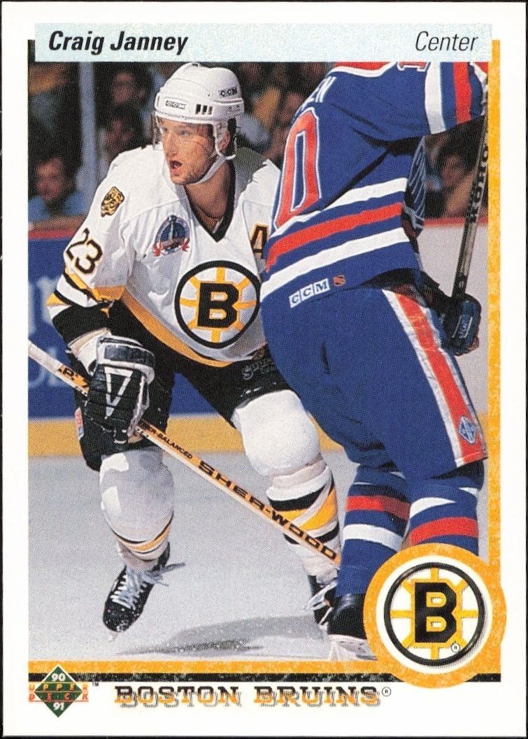 1990-91 Upper-Deck Craig Janney #234 trading card