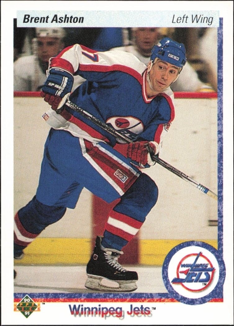 1990-91 Upper-Deck Brent Ashton #220 trading card