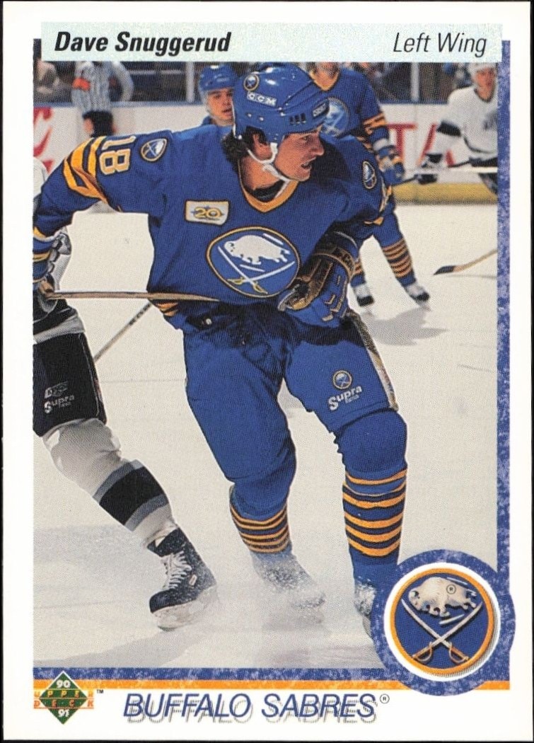 1990-91 Upper-Deck Dave Snuggerud #189 trading card