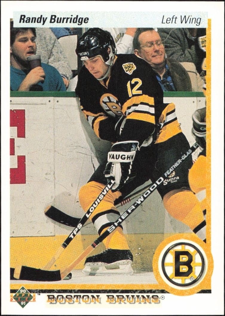 1990-91 Upper-Deck Randy Burridge #196 trading card