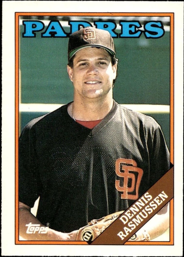 1988 Topps Traded Dennis Rasmussen #91T trading card
