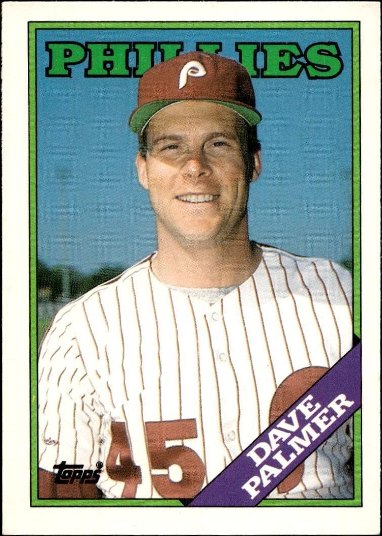 1988 Topps Traded David Palmer #79T trading card