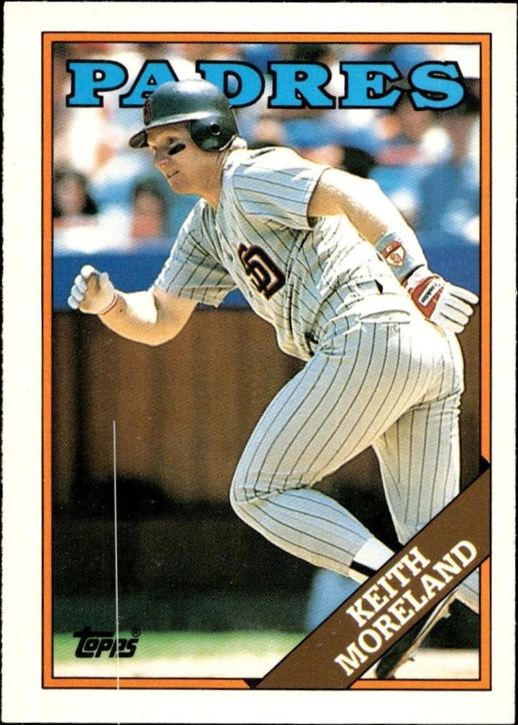 1988 Topps Traded Keith Moreland #72T trading card