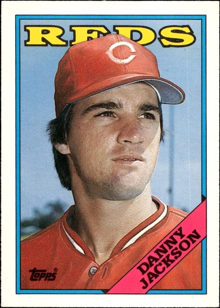 1988 Topps Traded Danny Jackson #55T trading card