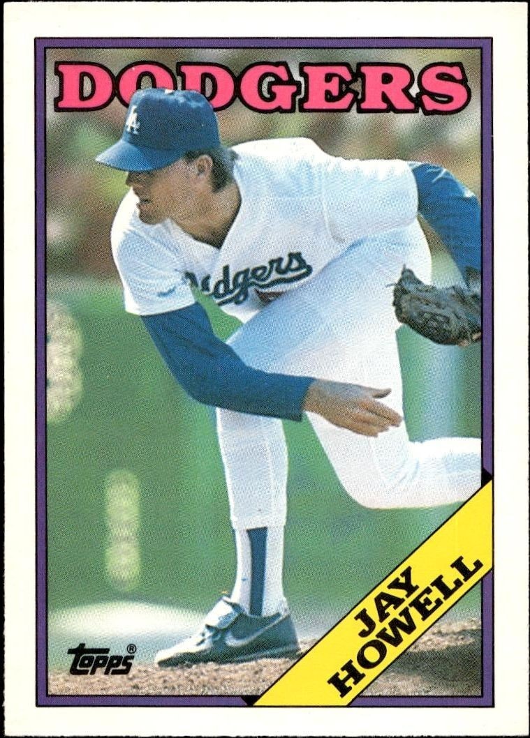 1988 Topps Traded Jay Howell #52T trading card