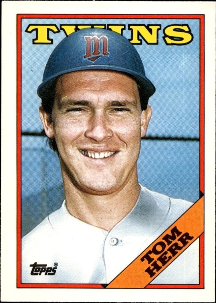 1988 Topps Traded Tom Herr #49T trading card