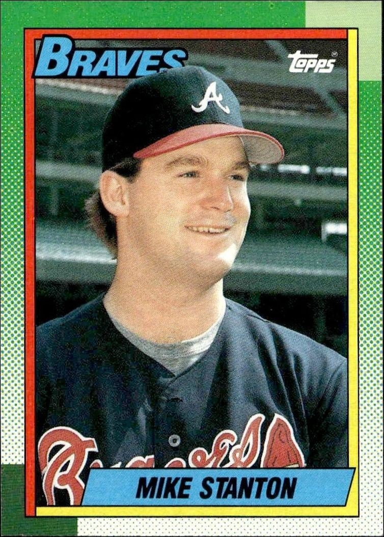 1990 Topps Mike Stanton #694 trading card