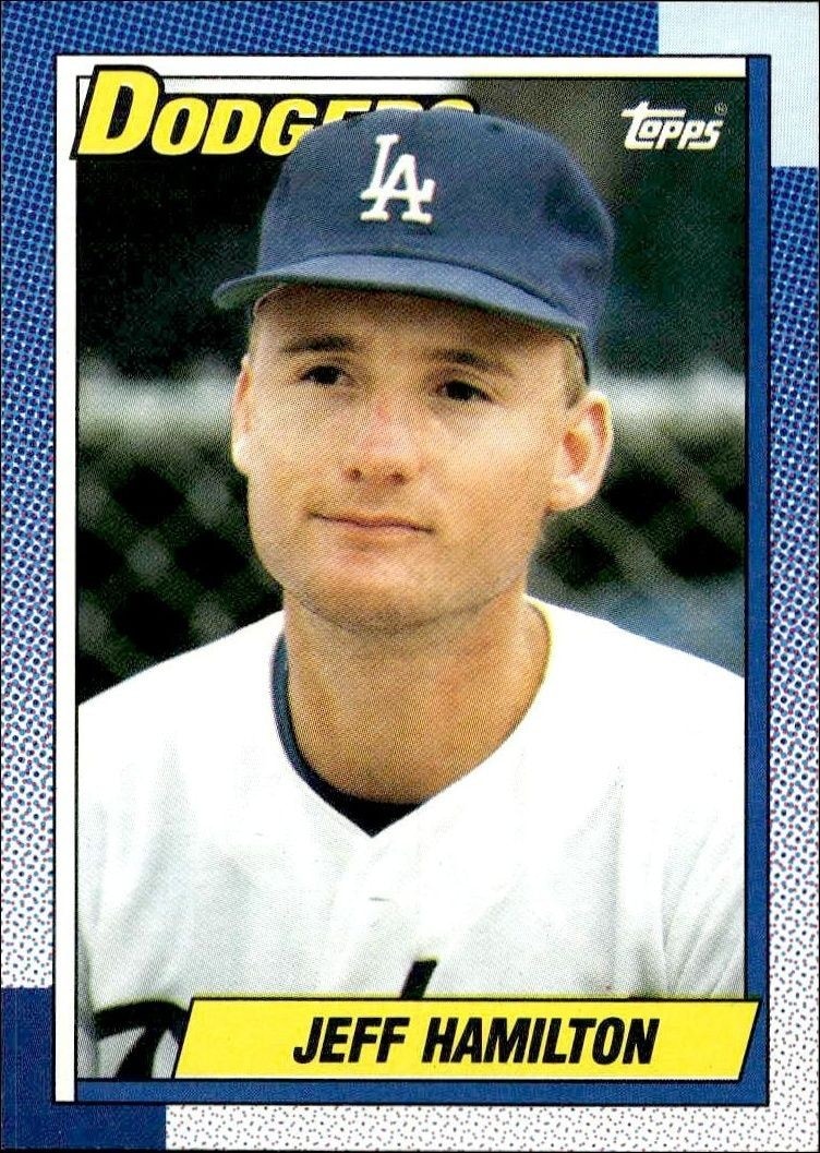 1990 Topps Jeff Hamilton #426 trading card