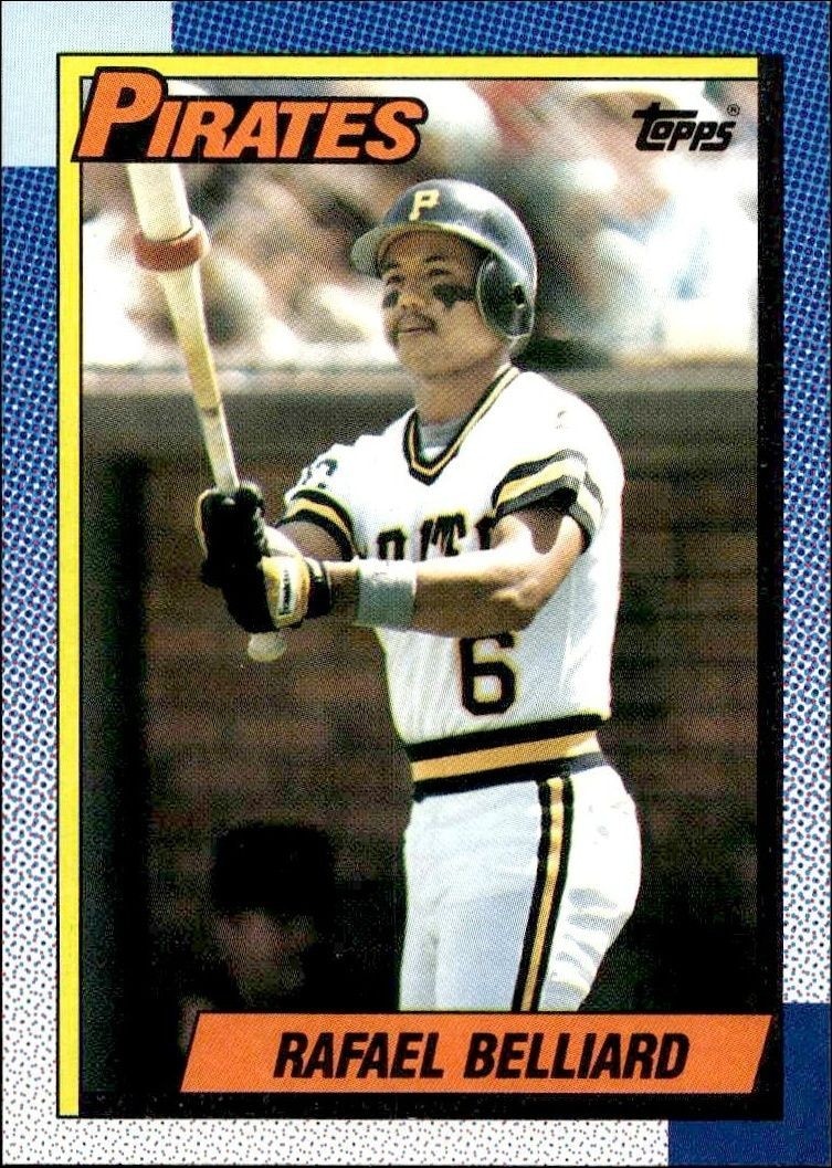 1990 Topps Rafael Belliard #143 trading card