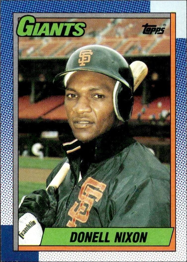 1990 Topps Donell Nixon #658 trading card