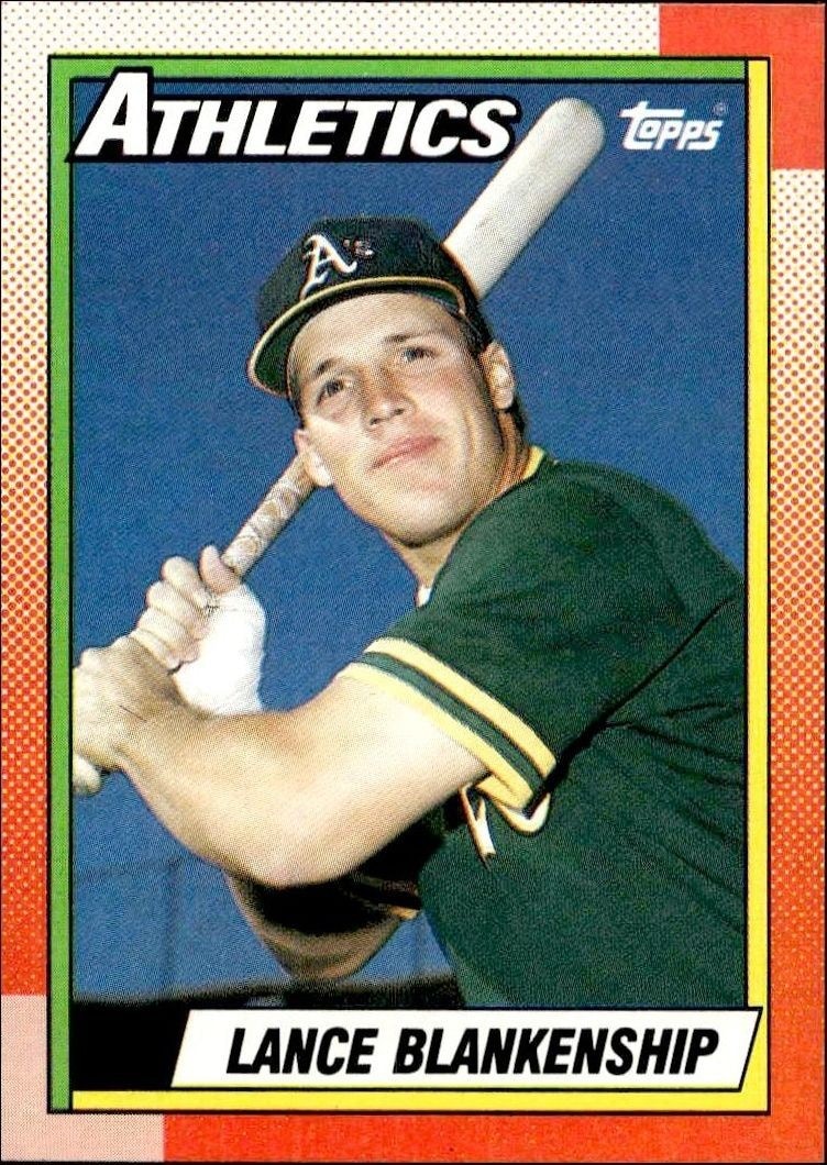 1990 Topps Lance Blankenship #132 trading card