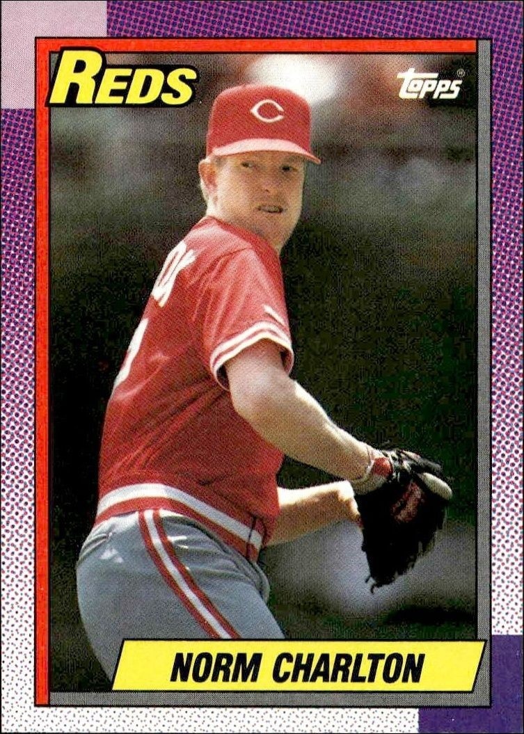 1990 Topps Norm Charlton #289 trading card