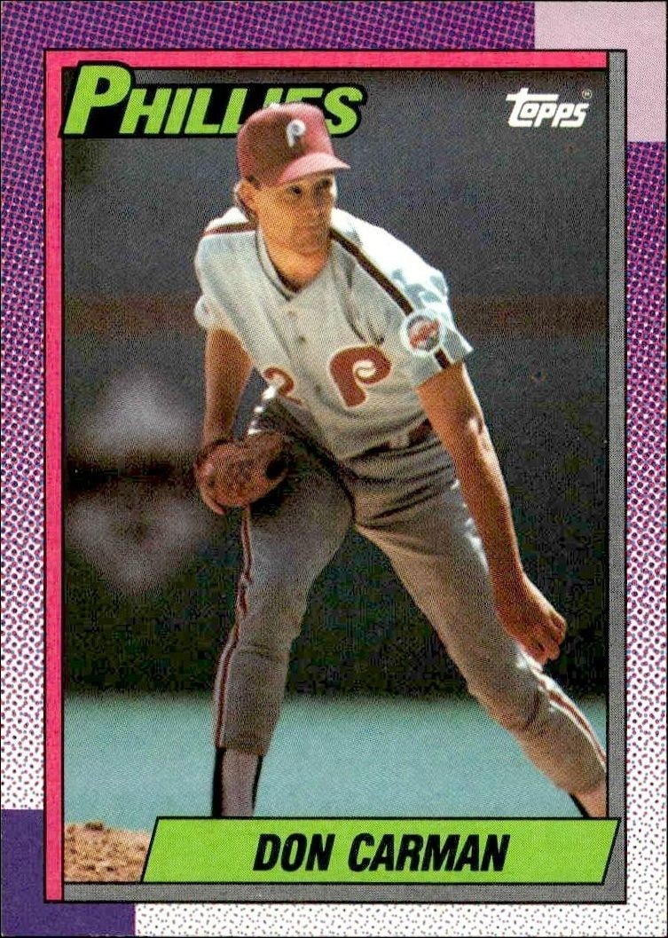 1990 Topps Don Carman #731 trading card