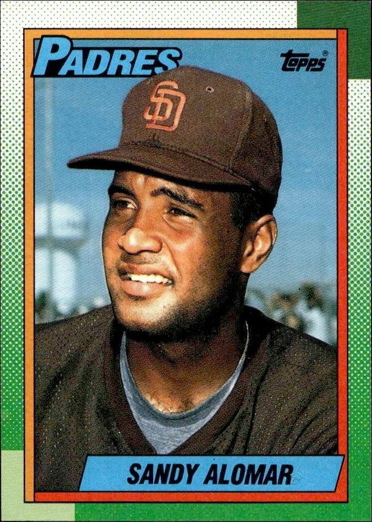 1990 Topps Sandy Alomar #353 trading card