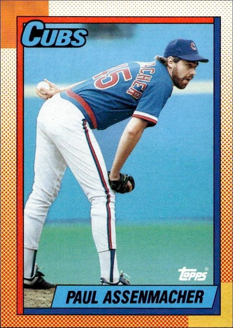 1990 Topps Paul Assenmacher #644 trading card