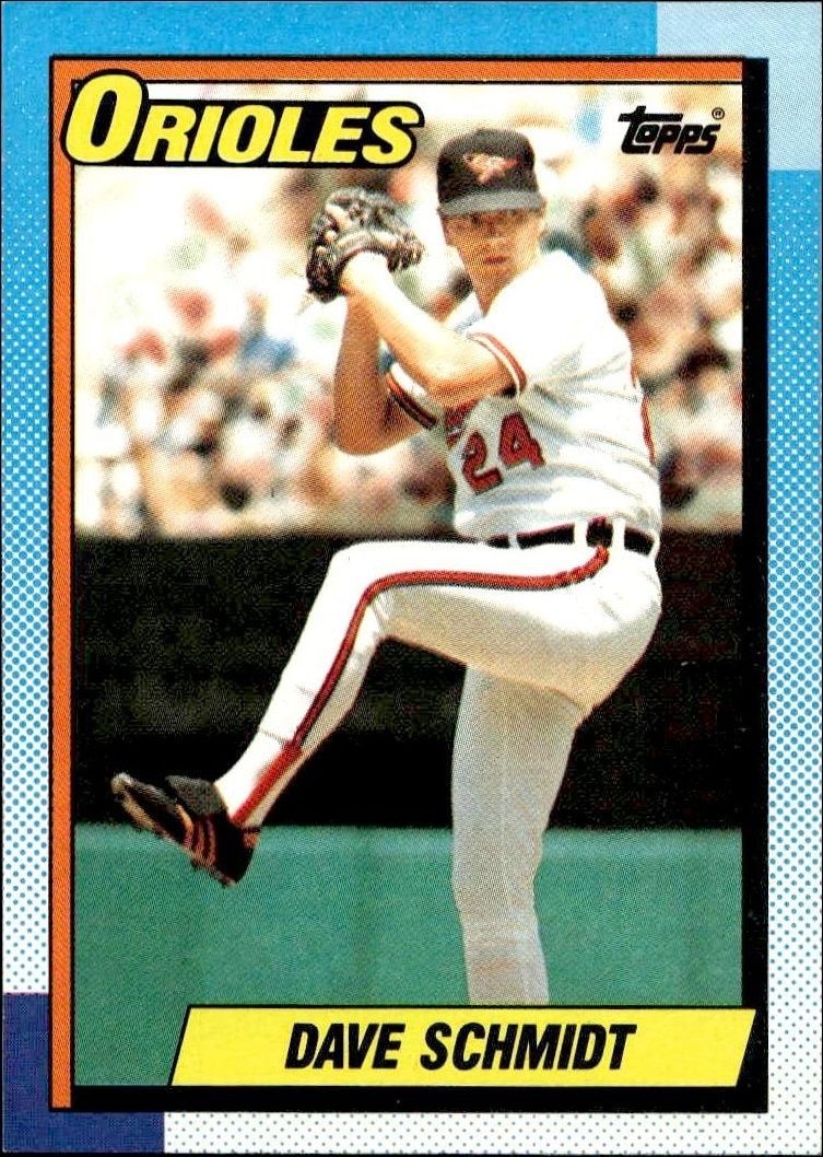 1990 Topps Dave Schmidt #497 trading card